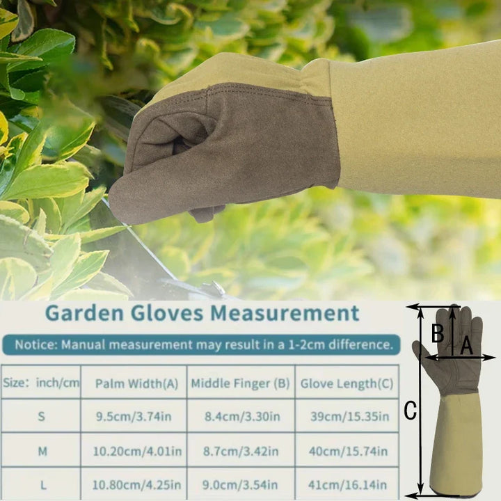 Gants de jardinage longs, résistants aux épines et respirants pour femmes | 1 paire