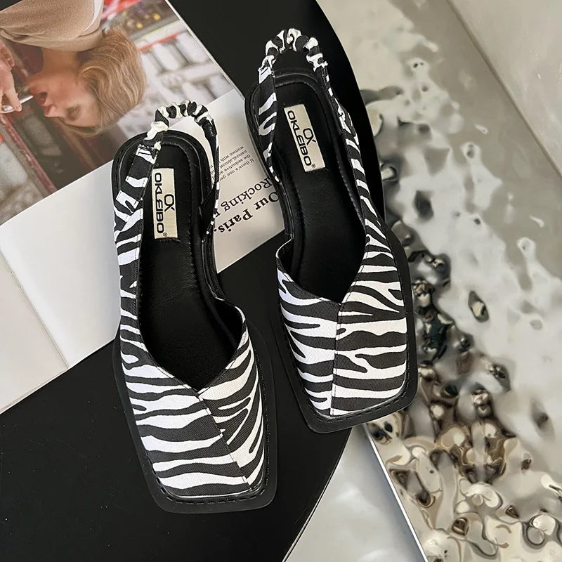 Sandales à Talons pour Femmes | Bout Carré