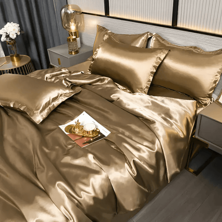 Ensemble de Literie en Soie Luxueuse pour un Confort Ultime