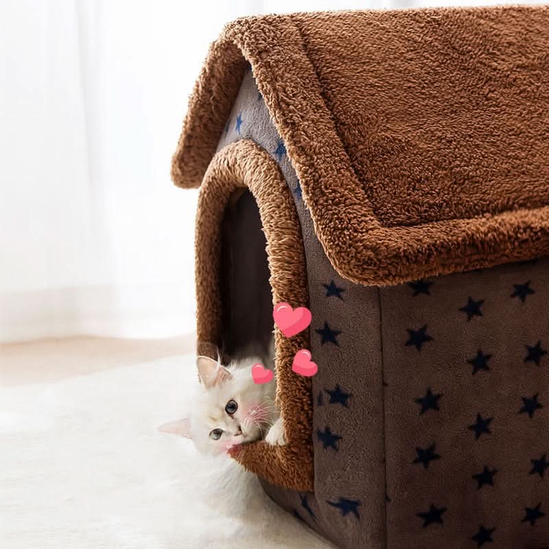 Maison Douillette pour Petits Chiens et Chats – Design Doux et Confortable