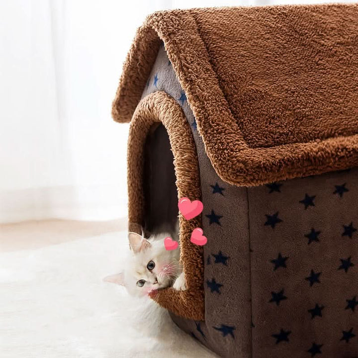 Maison Douillette pour Petits Chiens et Chats – Design Doux et Confortable