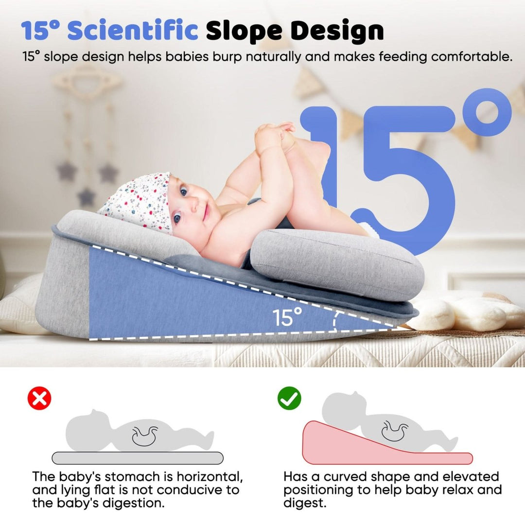 Coussin Ergonomique pour Bébé – Solution de Sommeil Sûre pour Nourrissons