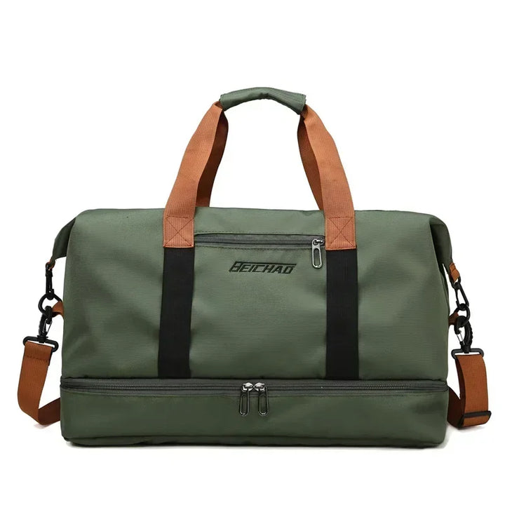 Sac de Voyage Fitness | Grande Capacité | Séparation Humide-Sèche | Sac à Main et Sac à Bandoulière pour Femmes