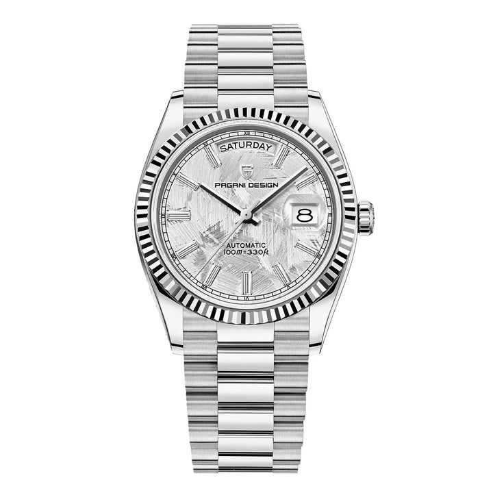 Montre Automatique pour Homme Premium – Acier Inoxydable, Auto-Remontante, Fonction Calendrier – Style Polyvalent pour Toutes les Occasions