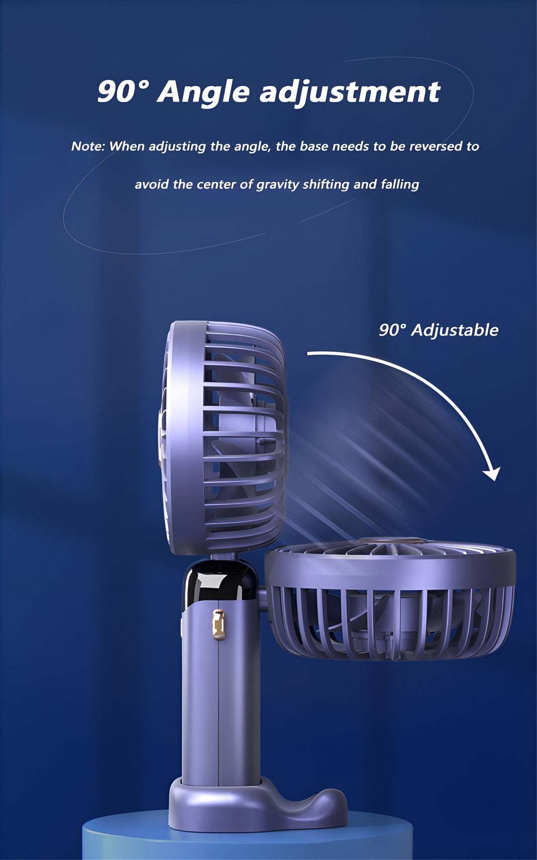 Ventilateur Portable Rechargeable à Main