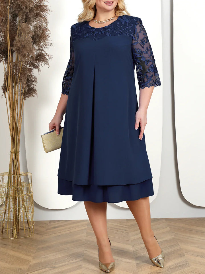 Robe de Banquet Grande Taille d'Automne