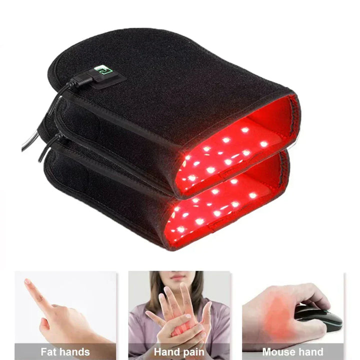 Gant de thérapie par lumière rouge pour soulagement de la douleur articulaire