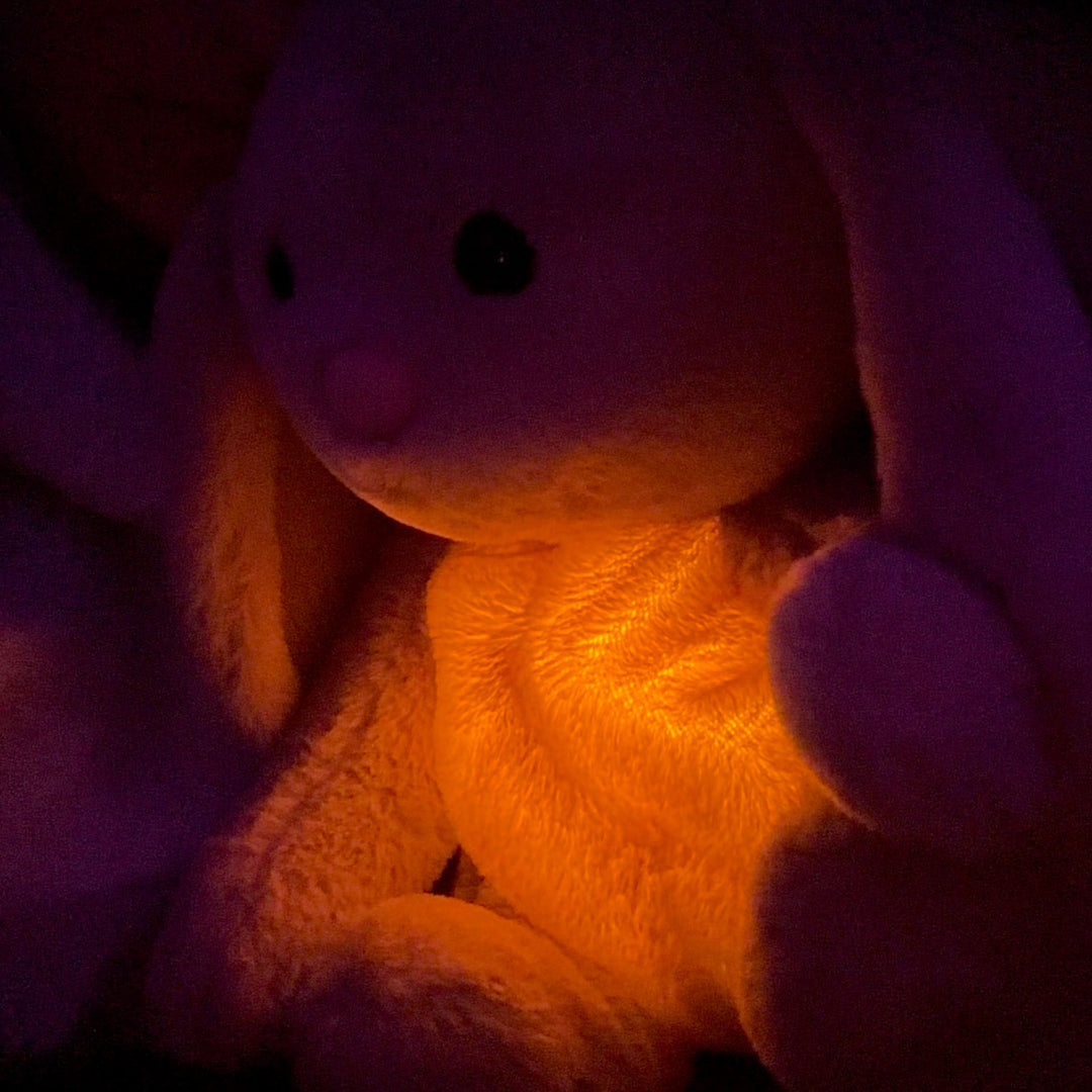 Animal en Peluche Respirant | Lapin en Peluche Réconfortant pour la Relaxation et le Bien-Être