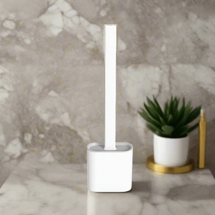 Brosse de Toilette en Silicone Flexible
