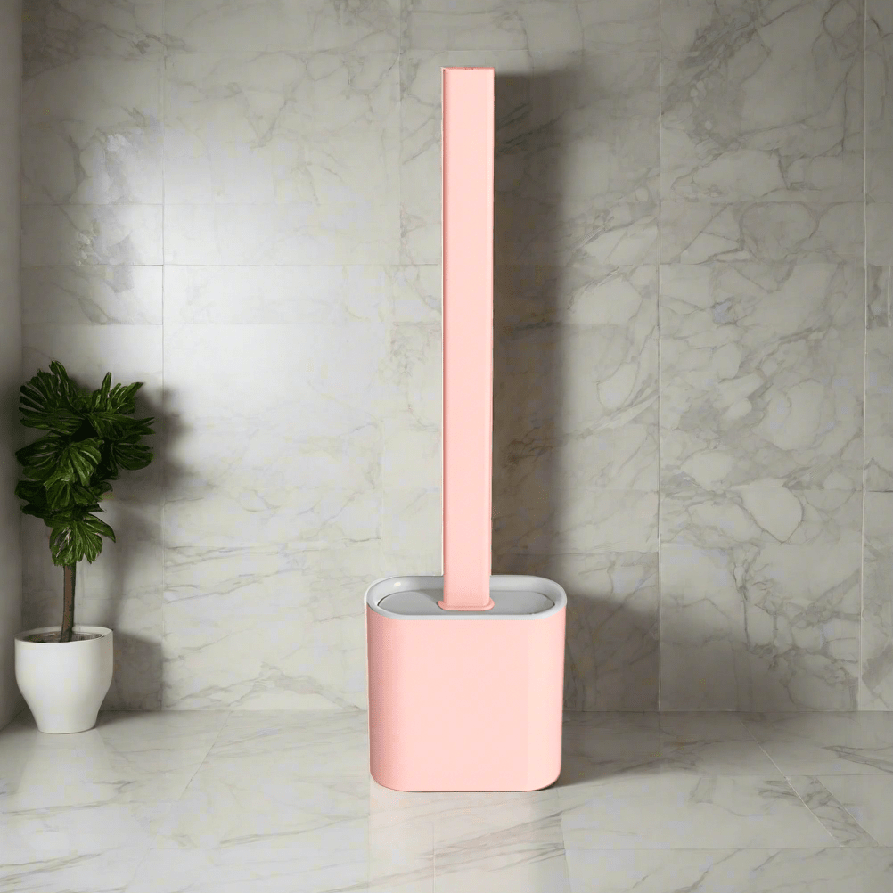 Brosse de Toilette en Silicone Flexible