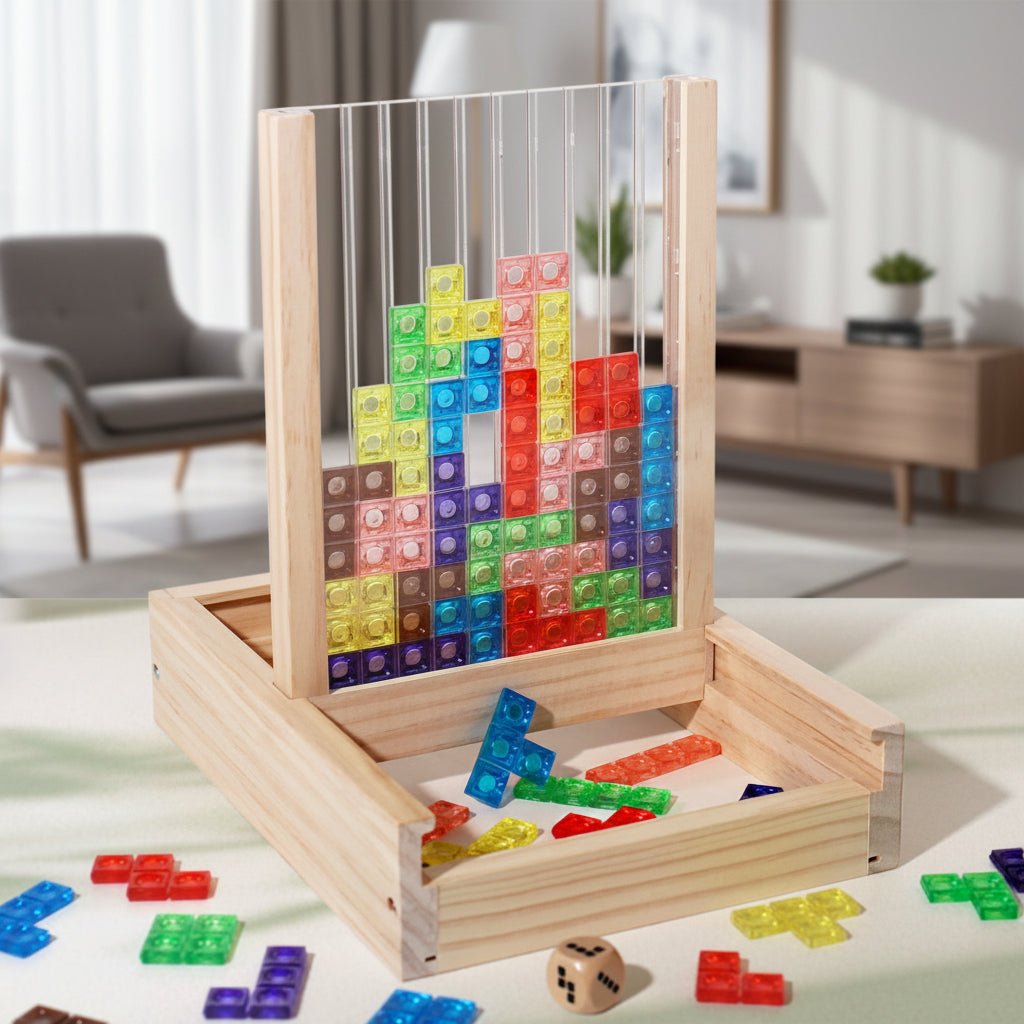 Puzzle en Bois pour le Développement Cognitif et le Divertissement Écologique
