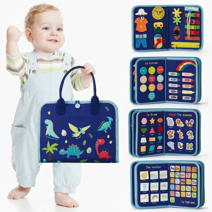 Tableau d'Activités Montessori pour Compétences Motrices et Apprentissage Ludique