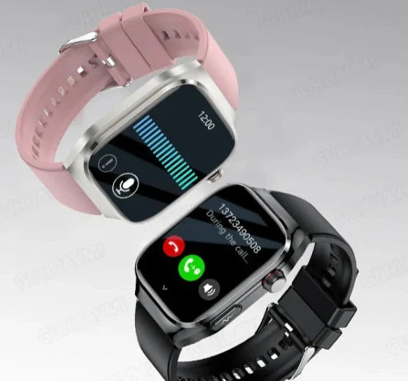 Montre connectée pour le suivi de la glycémie, ECG, mesure de l'acide urique, connectivité Bluetooth