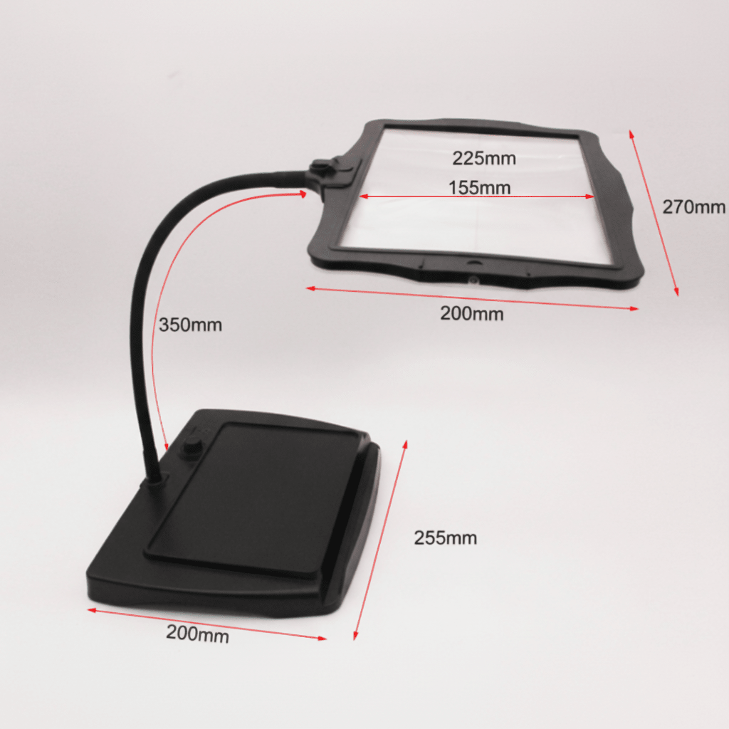 Loupe de Table avec LED pour un Travail Précis et des Détails Clairs