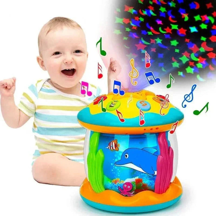 Batterie de Jouet Enchantante pour Bébé avec Lumière et Son