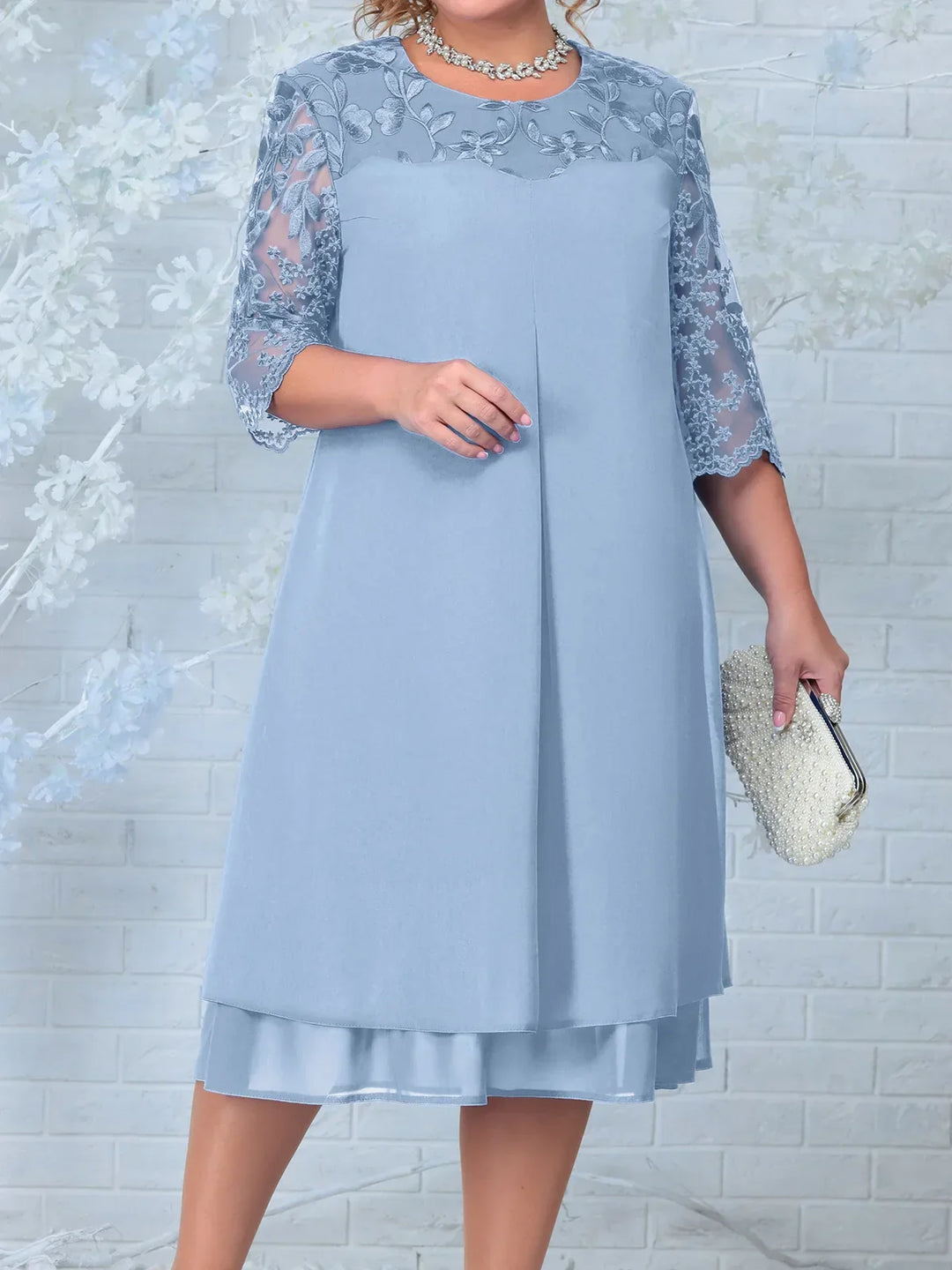 Robe de Banquet Grande Taille d'Automne