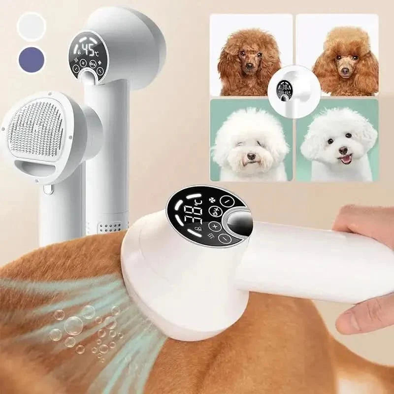 Sèche-Cheveux Doux – Séchage Doux et Brossage pour une Expérience de Toilettage Relaxante
