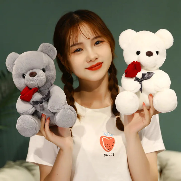 Teddy Bear d'Amour avec Rose
