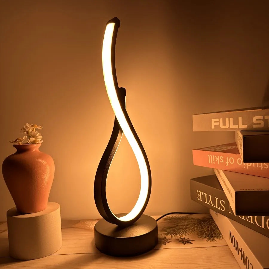 Lampe de Table LED | Dimmable | 3 Couleurs de Lumière | Design Moderne