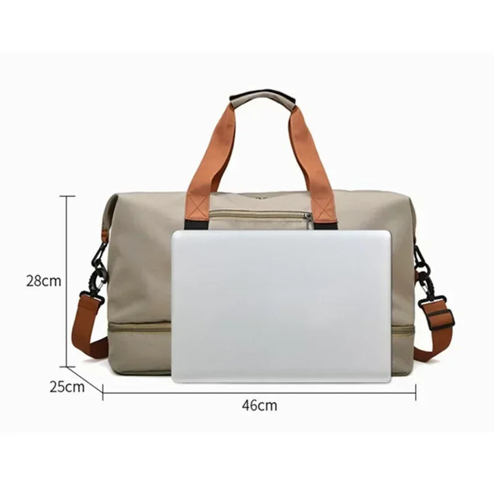Sac de Voyage Fitness | Grande Capacité | Séparation Humide-Sèche | Sac à Main et Sac à Bandoulière pour Femmes