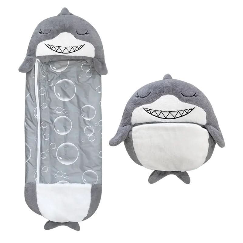 Sac de couchage en peluche 2-en-1 pour enfants