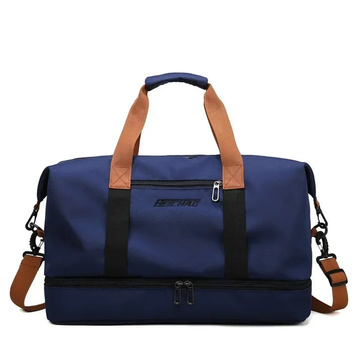 Sac de Voyage Fitness | Grande Capacité | Séparation Humide-Sèche | Sac à Main et Sac à Bandoulière pour Femmes