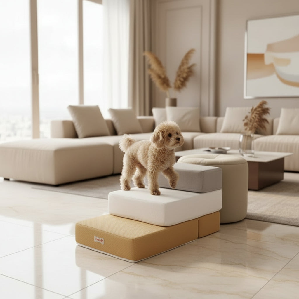 Escaliers de Luxe Premium pour Chiens pour un Accès Sûr au Canapé et au Lit
