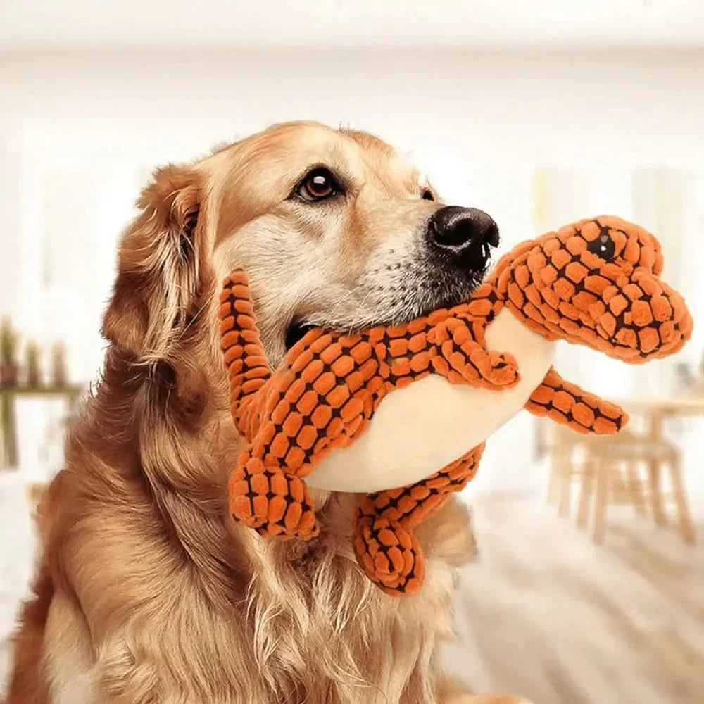 Jouet pour Chien en Forme de Dinosaure Indestructible
