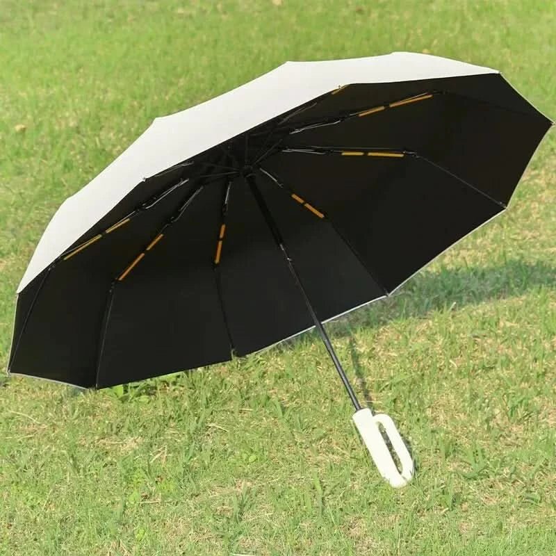 Parapluie Automatique avec Protection Contre le Vent et les UV