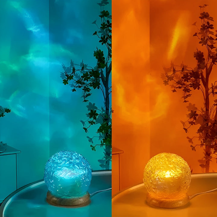 Lampe de Projection Lumière Ondulée – Éclairage Apaisant pour Table ou Chambre
