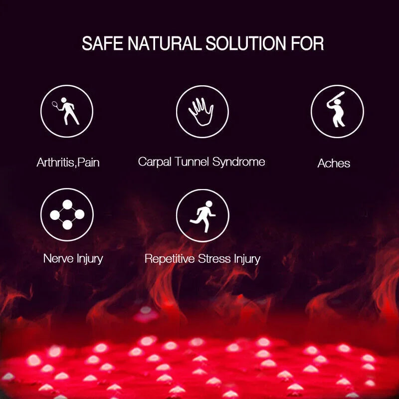 Gant de thérapie par lumière rouge pour soulagement de la douleur articulaire