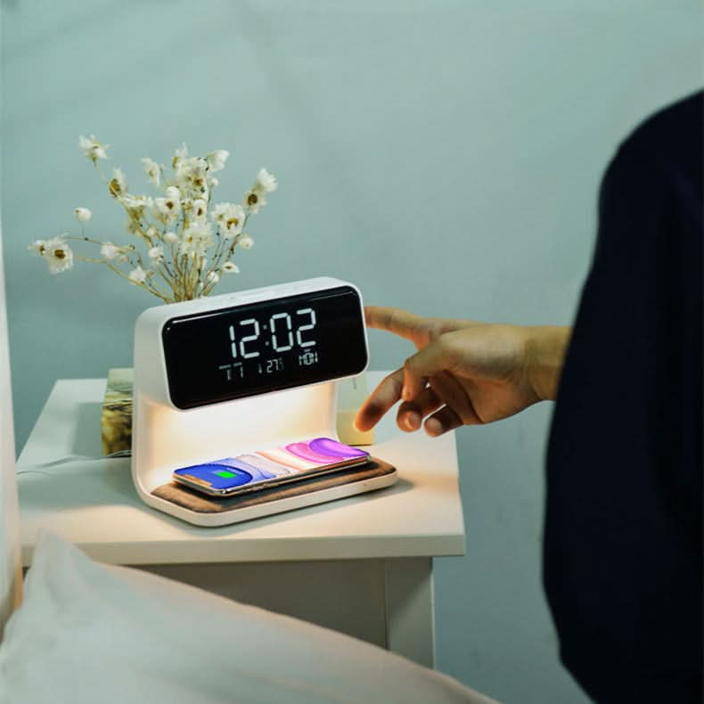 Réveil LCD Clair avec Fonction de Dimming