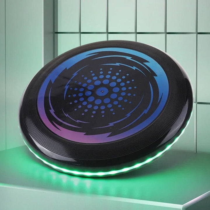 Frisbee Lumineux LED pour Jeux Nocturnes et Amusement en Plein Air