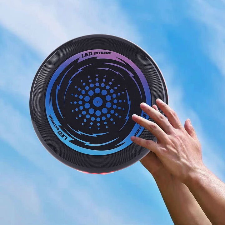 Frisbee Lumineux LED pour Jeux Nocturnes et Amusement en Plein Air