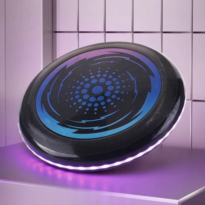 Frisbee Lumineux LED pour Jeux Nocturnes et Amusement en Plein Air