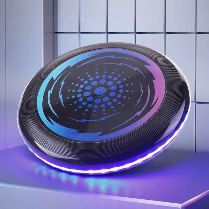 Frisbee Lumineux LED pour Jeux Nocturnes et Amusement en Plein Air