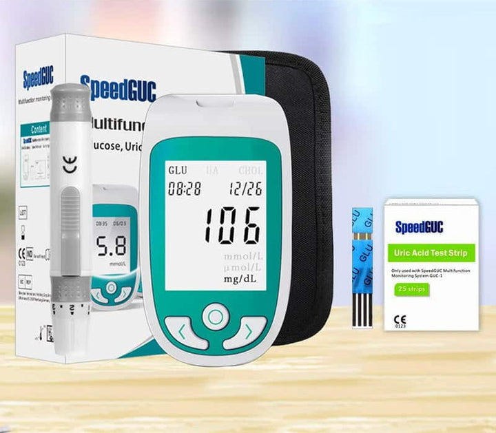 Moniteur de Santé : Niveaux de Cholestérol, Glucose & Acide Urique