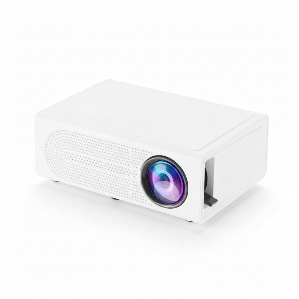 Mini Projecteur Haute Intensité 3000 Lumens – Compact, Compatible HDTV & USB, Parfait pour le Home Cinéma & l'Utilisation en Extérieur !