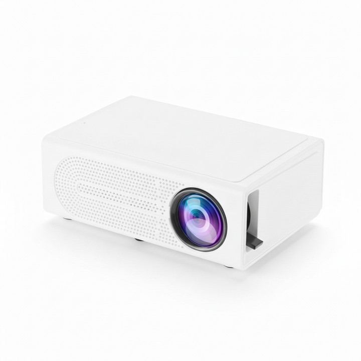 Mini Projecteur Haute Intensité 3000 Lumens – Compact, Compatible HDTV & USB, Parfait pour le Home Cinéma & l'Utilisation en Extérieur !