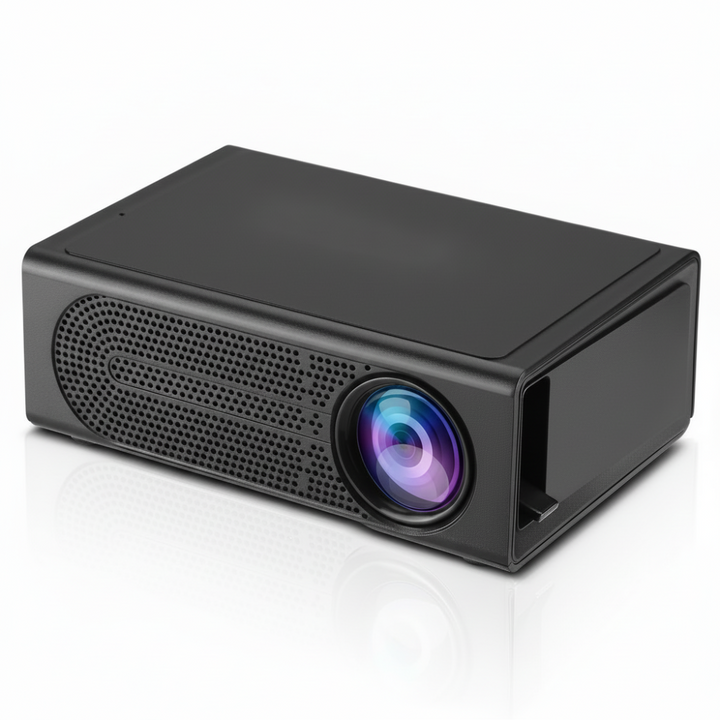 Mini Projecteur Haute Intensité 3000 Lumens – Compact, Compatible HDTV & USB, Parfait pour le Home Cinéma & l'Utilisation en Extérieur !