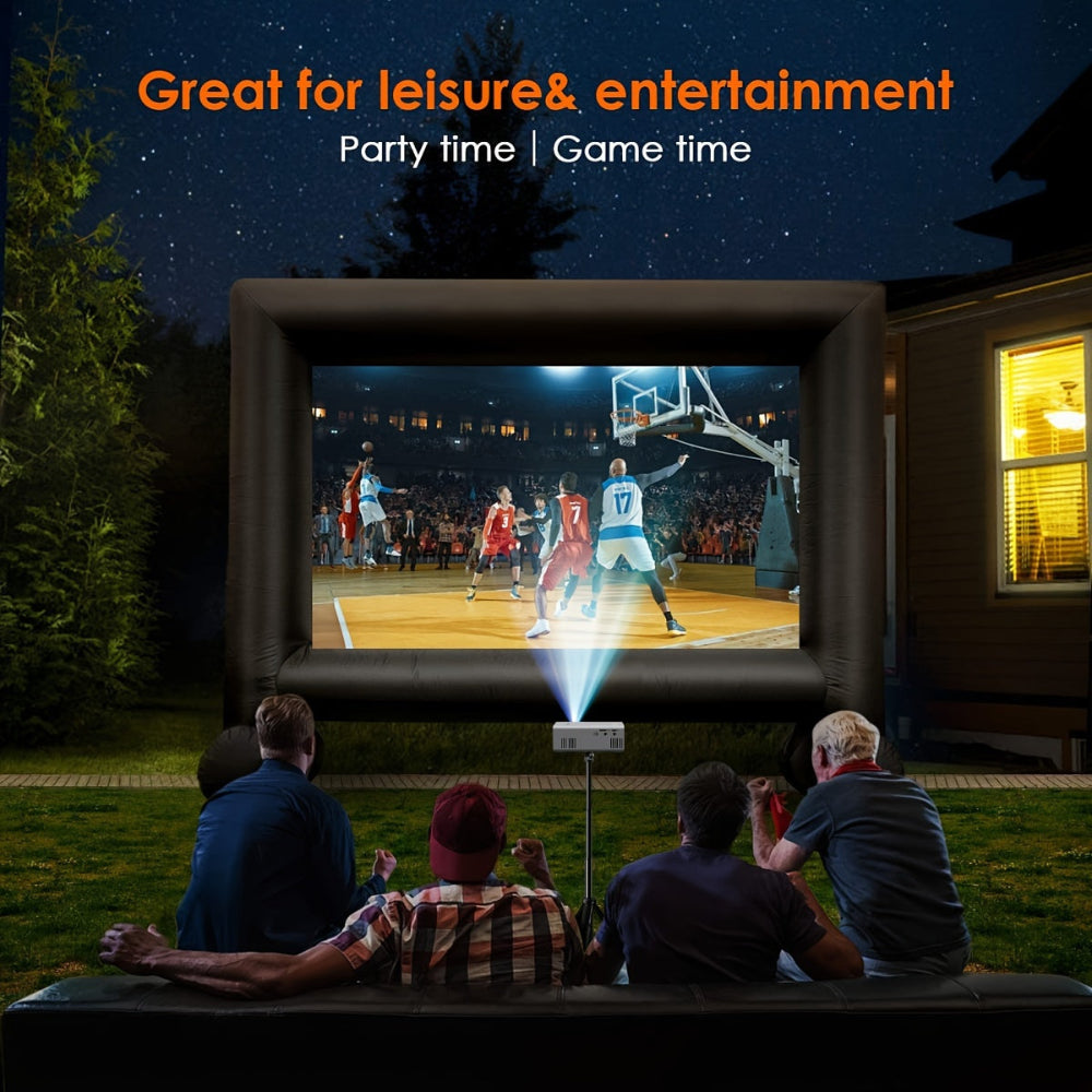 Mini Projecteur Haute Intensité 3000 Lumens – Compact, Compatible HDTV & USB, Parfait pour le Home Cinéma & l'Utilisation en Extérieur !