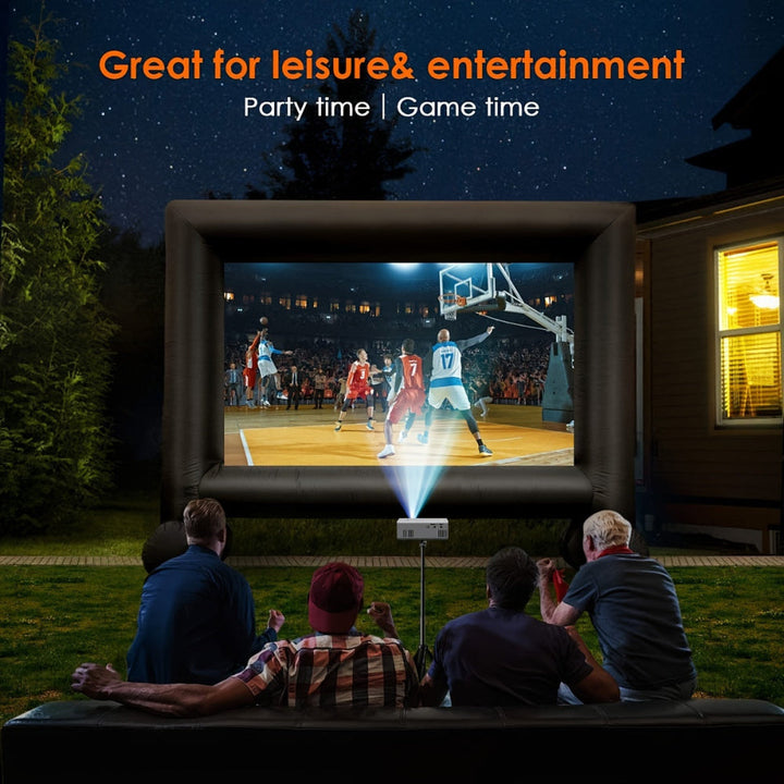 Mini Projecteur Haute Intensité 3000 Lumens – Compact, Compatible HDTV & USB, Parfait pour le Home Cinéma & l'Utilisation en Extérieur !