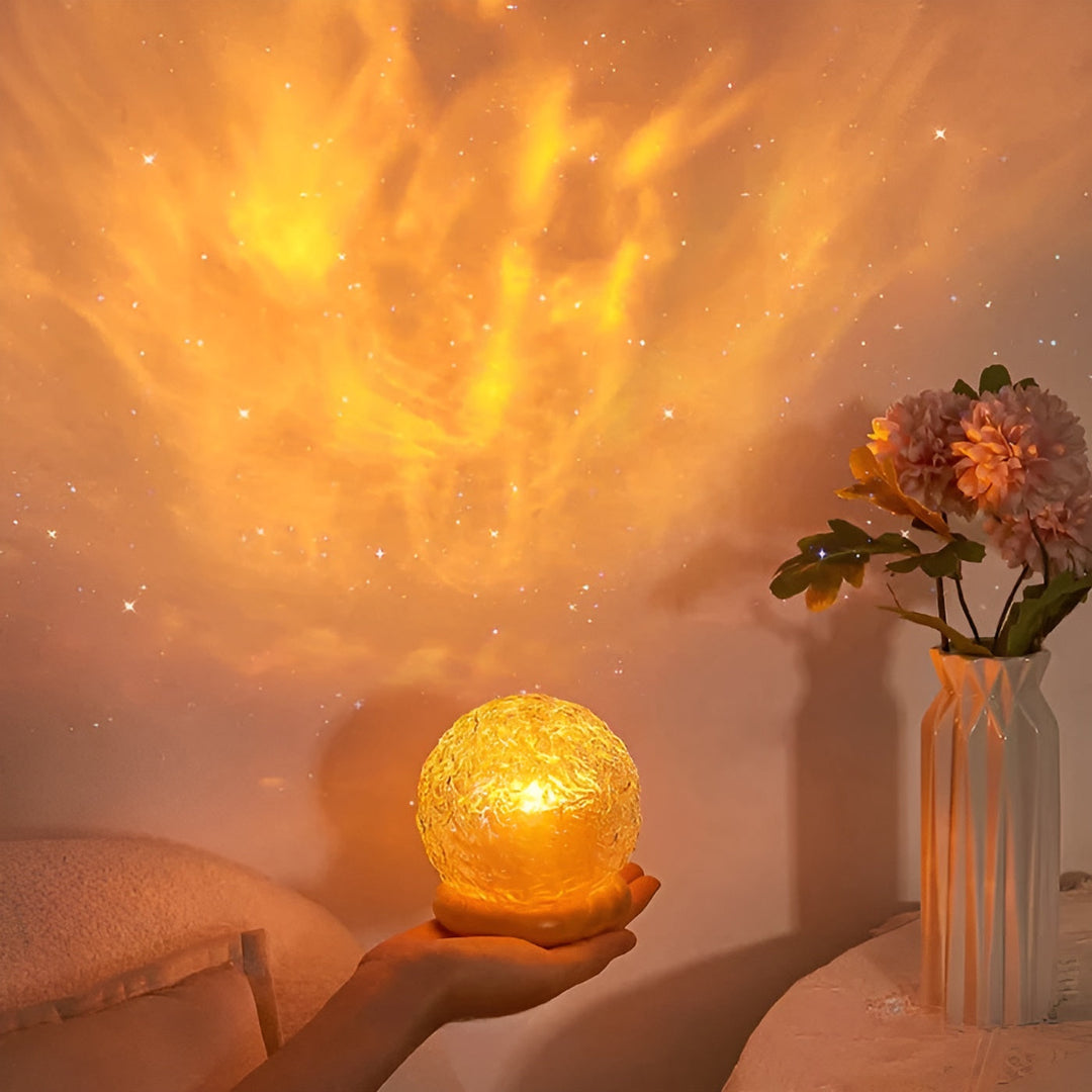 Lampe de Projection Lumière Ondulée – Éclairage Apaisant pour Table ou Chambre