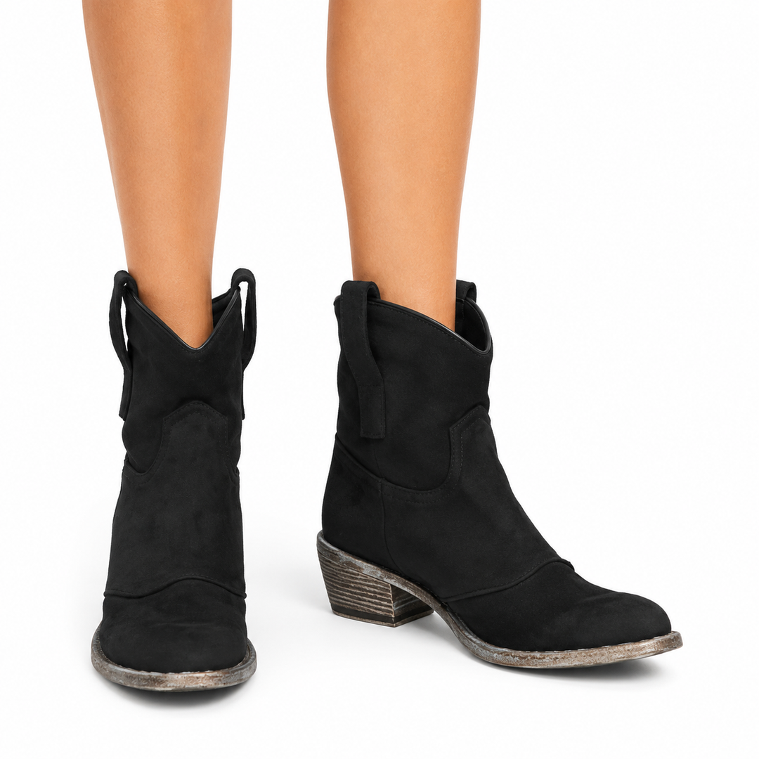 Bottes de Cowboy Vintage pour Femmes" can be rewritten as "Bottes de Cowboy Classiques pour Femmes.
