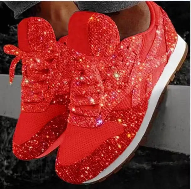 Baskets à Paillettes pour Femmes | Confortables