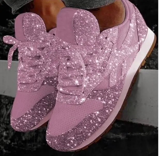 Baskets à Paillettes pour Femmes | Confortables