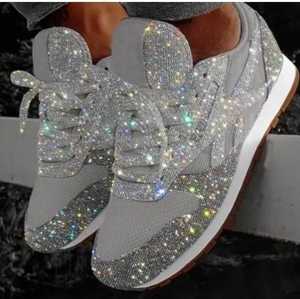 Baskets à Paillettes pour Femmes | Confortables