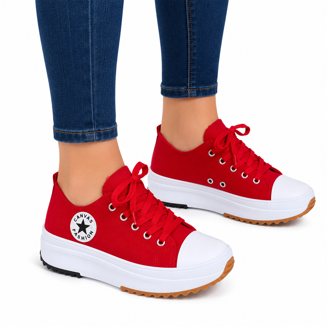 Confortables Baskets Plates pour Femmes