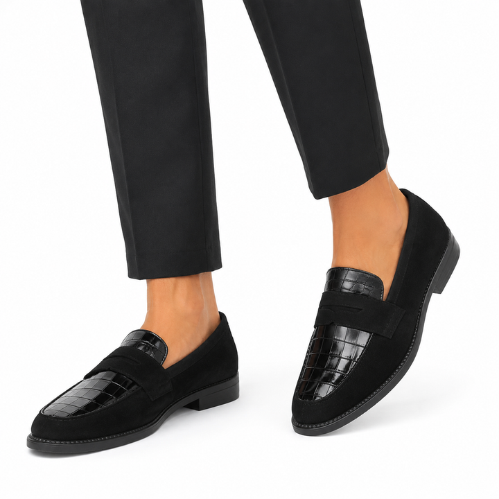 Chaussures Mocassins en Cuir pour Femmes | Modèle Plat