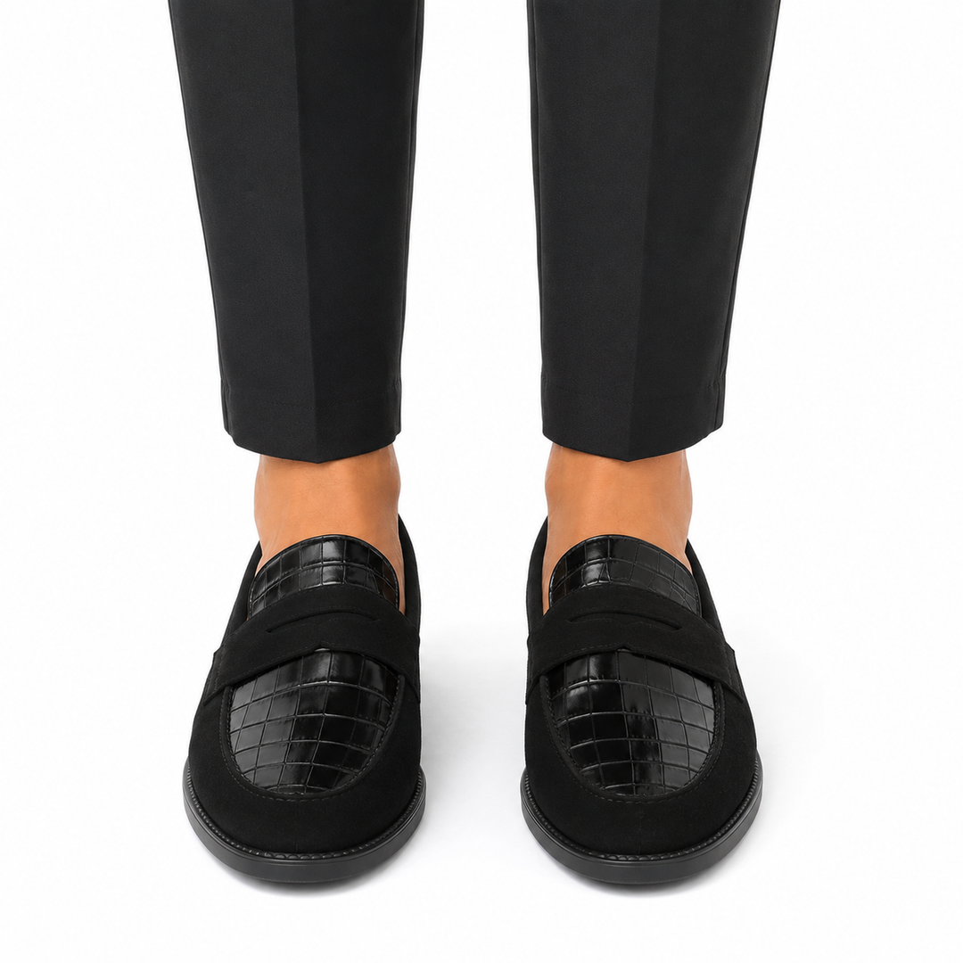 Chaussures Mocassins en Cuir pour Femmes | Modèle Plat